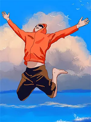 风吹山角晦还明一遇风云便化龙